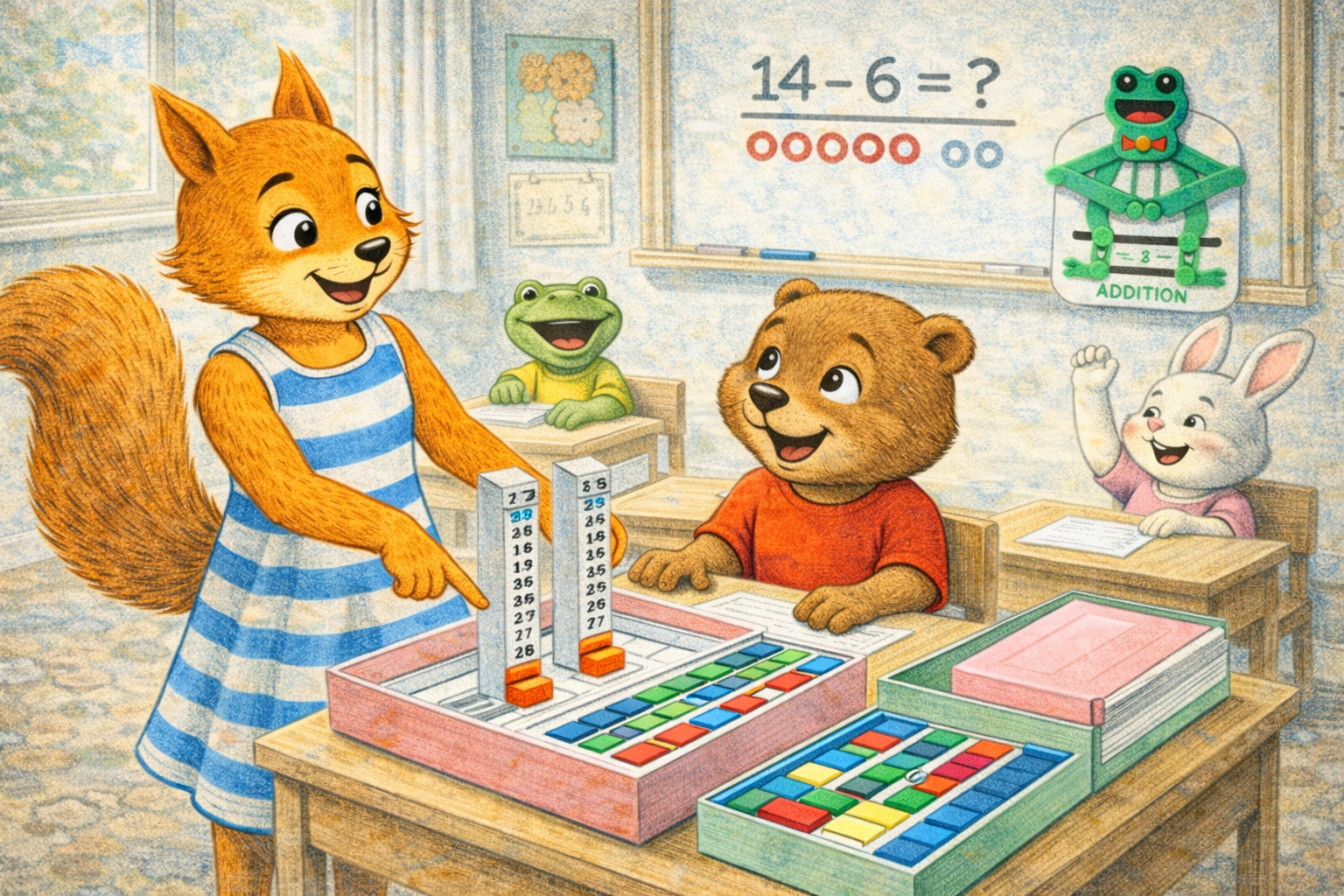 Hörnchen Nage erklärt Mathematik